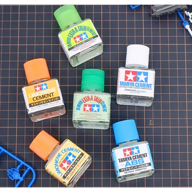 Tamiya Model Paint Set - Lem Model 40Ml 87003/87038/87134/87182 Perekat Cepat