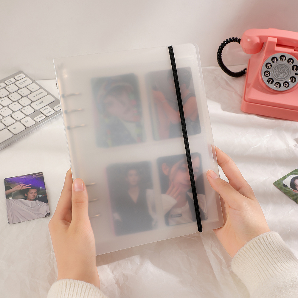 Trading Card Binder - Sampul Binder 6 Ring dengan 4