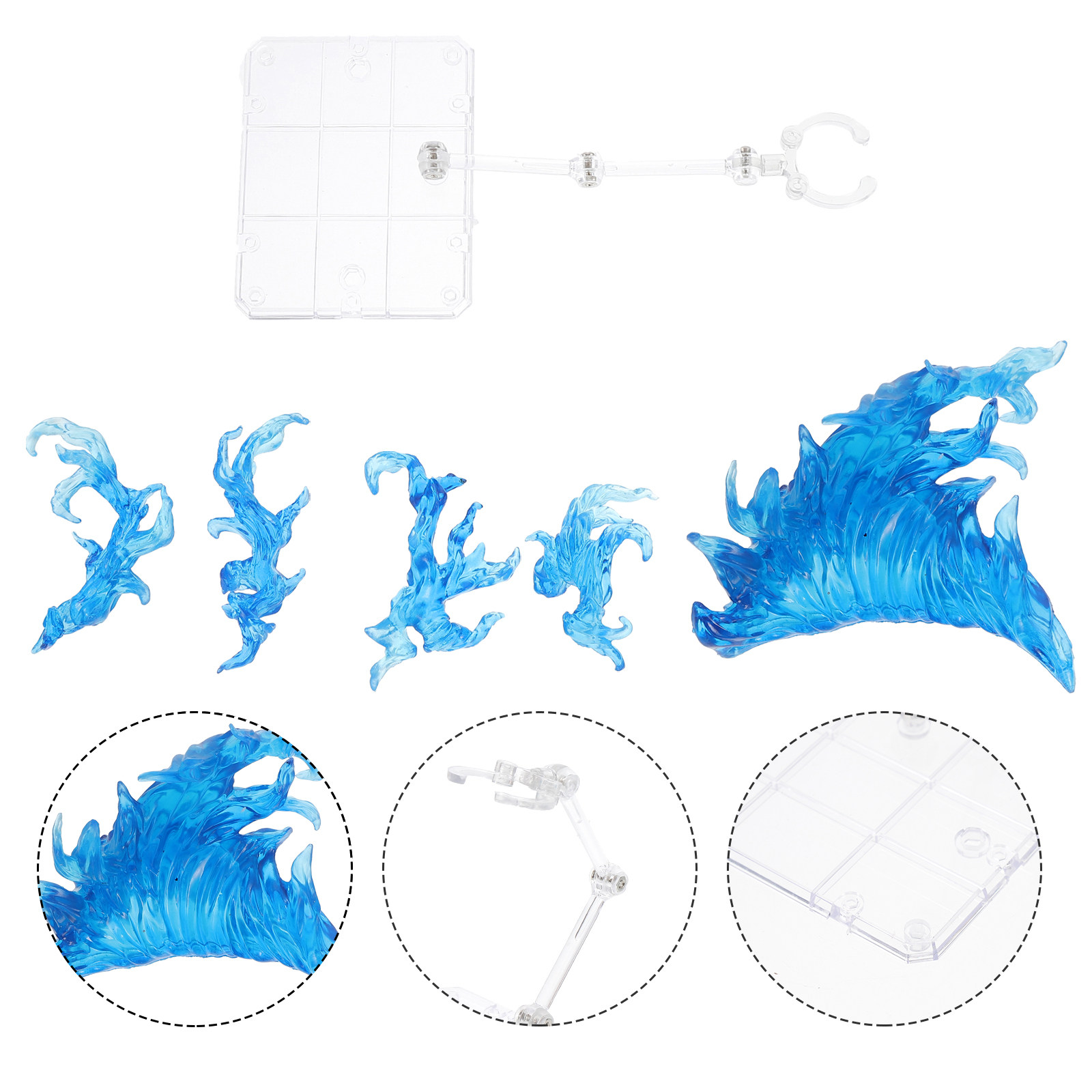 1Set Stand Figur Aksi Efek Api - Action Figure Stand ulasan dan harga